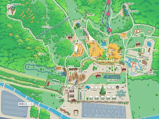 城关景区手绘地图在紧急疏散与救援中的重要作用 ？